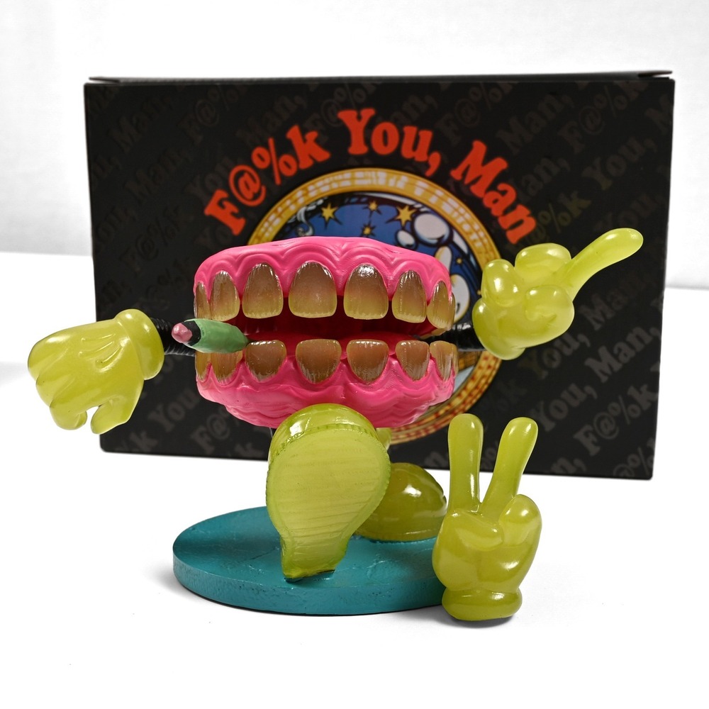 F@%k You, Man - AJ Masthay Statue Art Figure - Limited Run Original GITD
